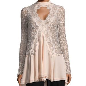 *NWT* Free People Secret Origins Tunic Dress Blush